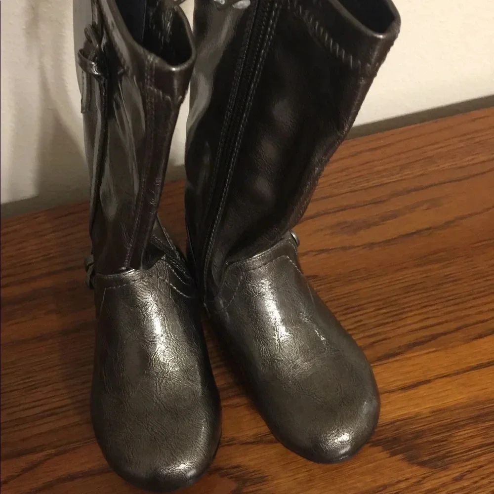 Nordstrom pewter boots size toddler 8